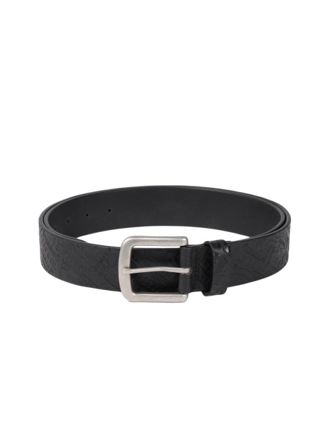 

Levis Men Black Textured Belt