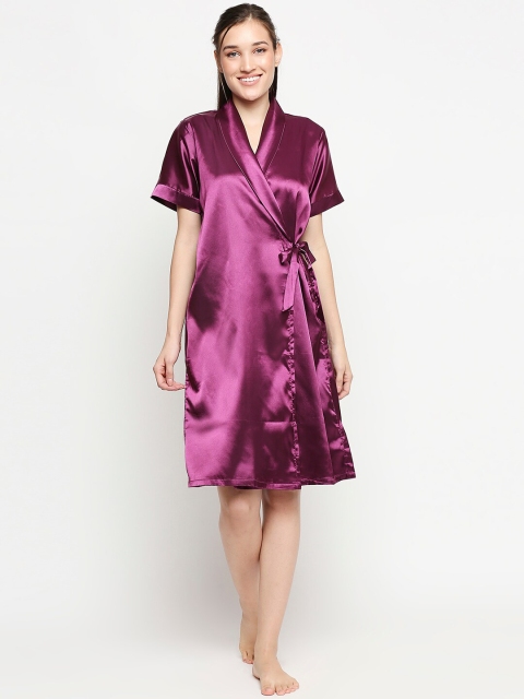 

Lady Love Women Violet Solid Robe