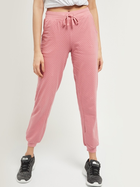 

max Women Pink Printed Joggers