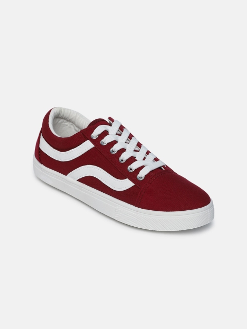 

shoexpress Women Maroon Colourblocked Sneakers