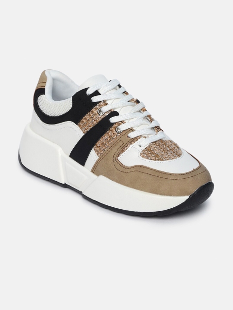 

shoexpress Women Beige Walking Non-Marking Shoes