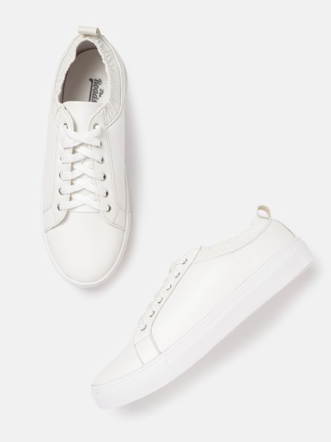 

Roadster Women White Solid Sneakers