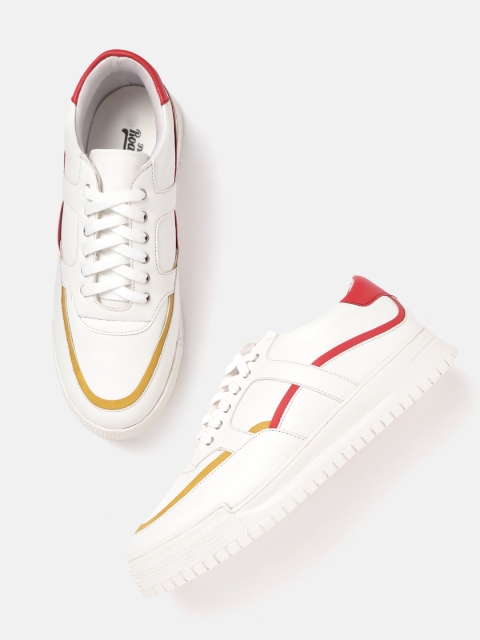 

Roadster Women White Solid Sneakers