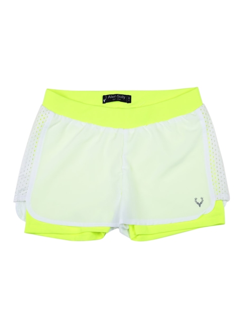 

Allen Solly Junior Girls Lime Green Mid-Rise Outdoor Sports Shorts