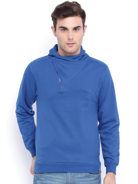 

Campus Sutra Blue Sweatshirt