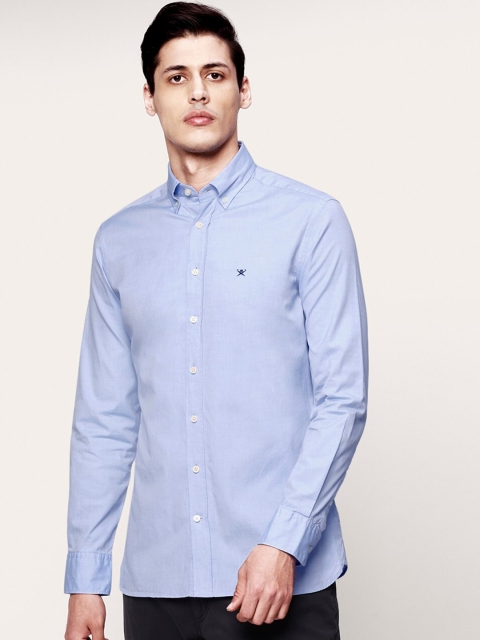 

HACKETT LONDON Men Blue Formal Shirt