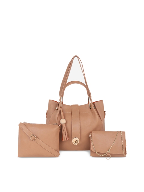 

Stropcarry Beige Oversized Shopper Shoulder Bag With Pouch