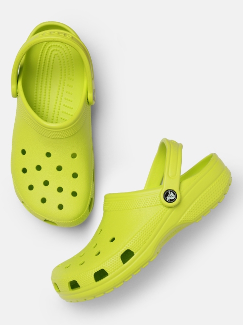 

Crocs Classic Unisex Lime Green Daily Synthetic Clogs Sandals