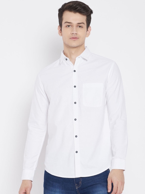 

Octave Men White Casual Shirt
