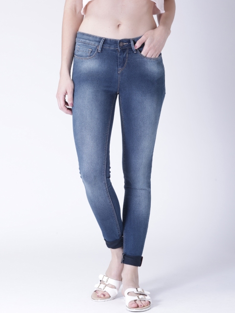 

Moda Rapido Women Blue Skinny Fit Mid Rise Clean Look Jeans