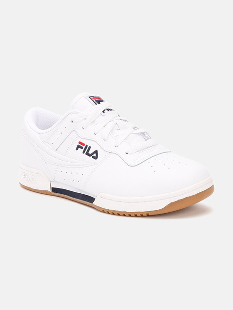 

FILA Men White Perforations PU Sneakers