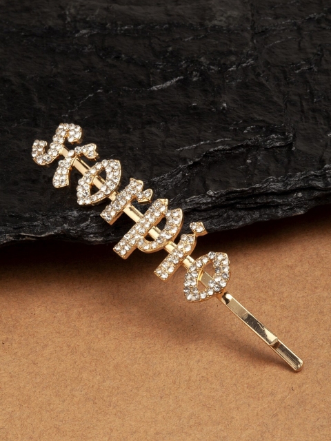 

Ferosh Women Gold-Toned Embellished Bobby Pins