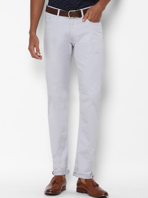 

Solly Jeans Co Men Grey Slim Fit Trousers