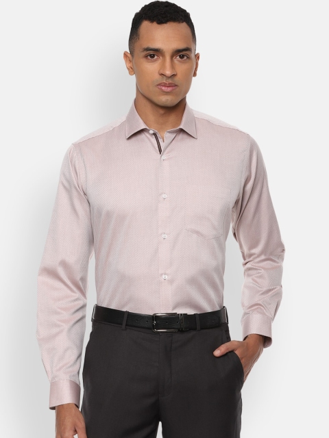 

Van Heusen Men Beige Formal Shirt