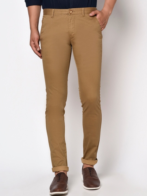 

Octave Men Brown Regular Fit Trousers
