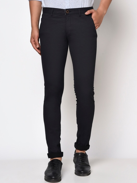 

Octave Men Black Regular Fit Trousers