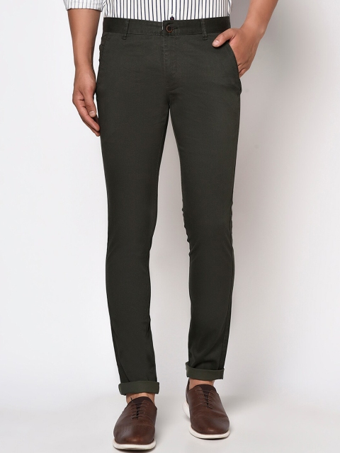 

Octave Men Solid Black Trousers