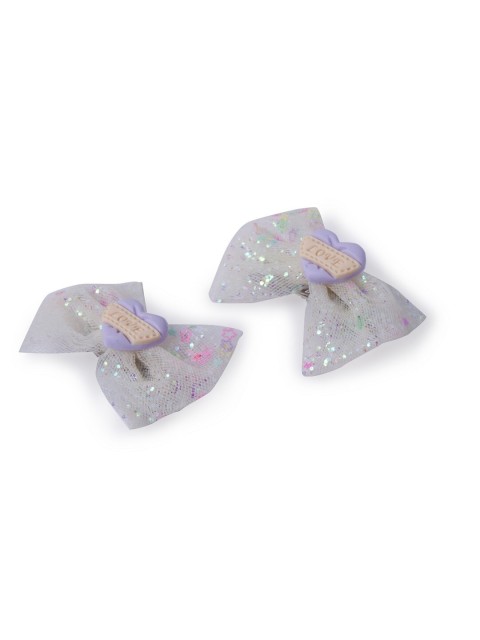 

Stoln Girls Grey & Blue Set of 2 Embellished Hair Accessory Set