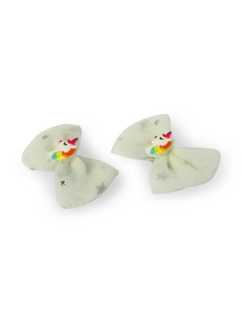 

Stoln Girls Cream-Coloured & Yellow Set of 2 Hair Accessory Set