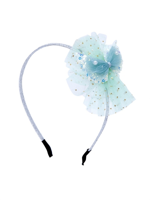 

Stoln Girls Turquoise Blue Embellished Hairband