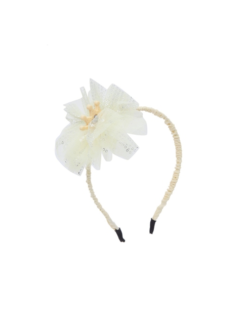 

Stoln Girls Yellow & White Embellished Hairband