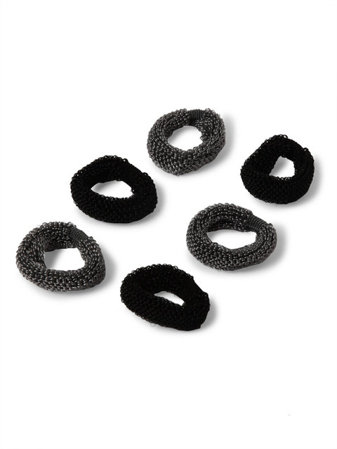 

Stoln Girls Black & Grey Set of 6 Hair Accessory Set