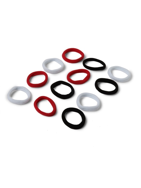 

Stoln Girls Black & Red Set of 12 Ponytail Holders