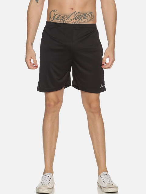

HPS Sports Men Black Mid-Rise Sports Shorts