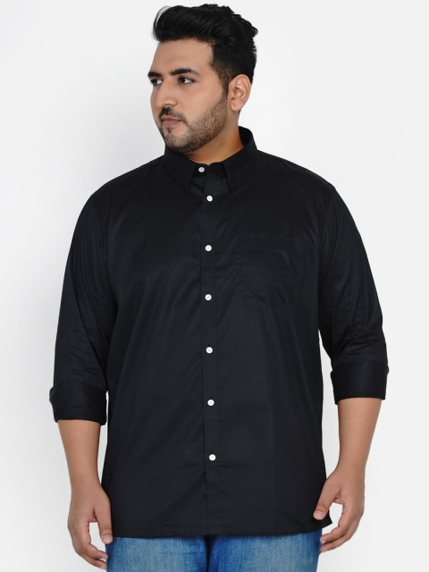

Santonio Men Black Regular Fit Solid Casual Shirt