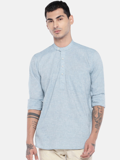 

EVOQ Men Blue Casual Shirt