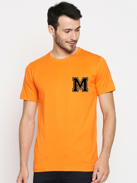 

Blacksmith Men Orange Solid T-shirt