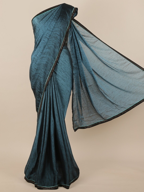 

Pothys Teal & Black Saree