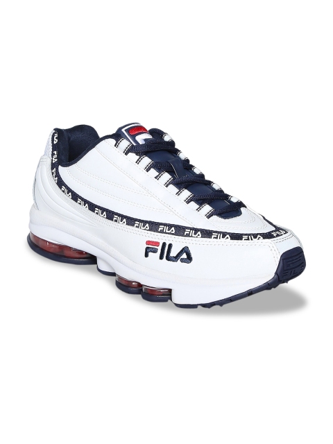 

FILA Women White Printed PU Sneakers