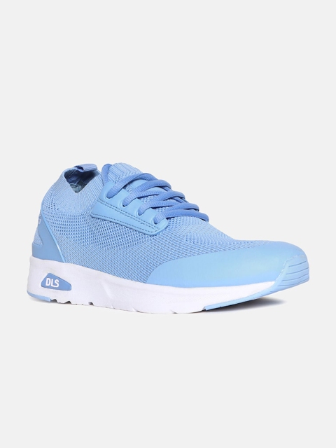 

FILA Women Blue Woven Design PU Sneakers
