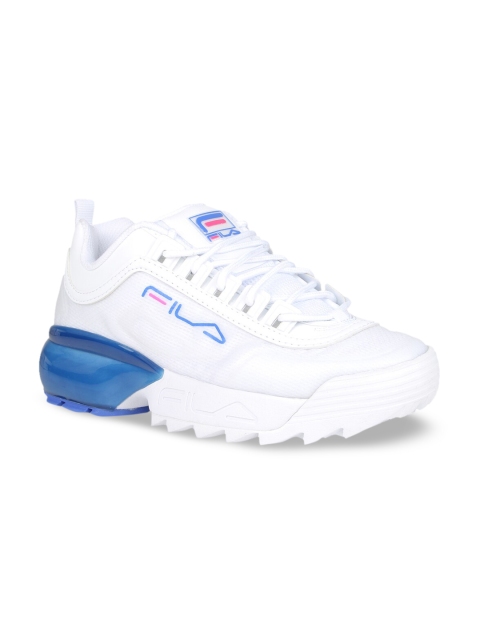 

FILA Women White Leather Sneakers