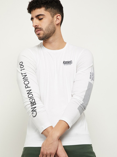 

max Men White T-shirt
