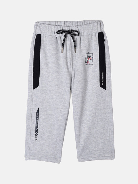 

Monte Carlo Boys Grey Self Designed Mid-Rise Regular Shorts