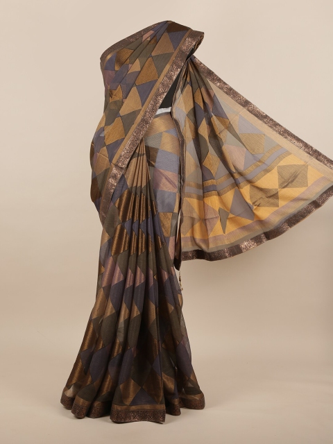 

Pothys Grey & Brown Saree