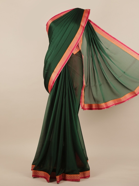 

Pothys Green & Pink Zari Saree