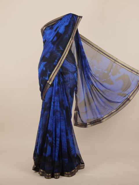 

Pothys Blue & Black Zari Saree
