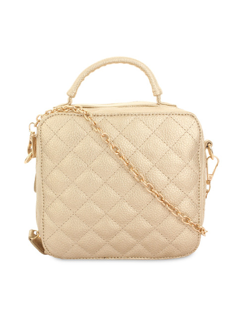 

Alvaro Castagnino Beige Quilted Sling Bag