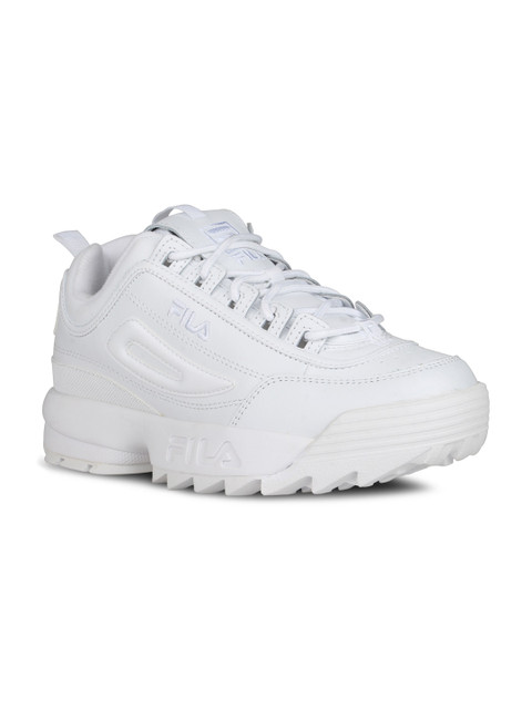 

FILA Women White Leather Sneakers
