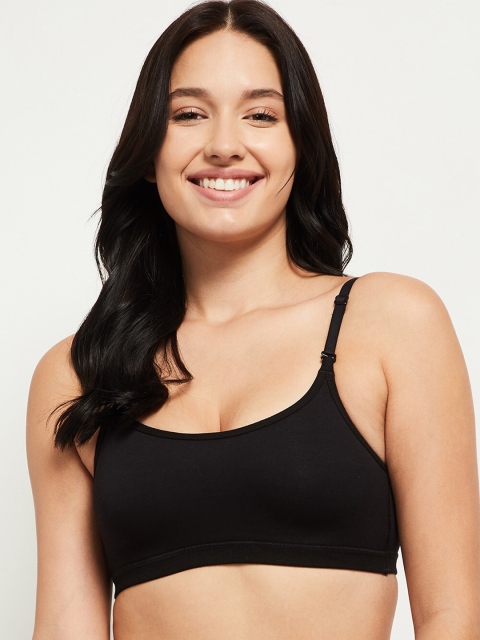 

max Black Workout Bra