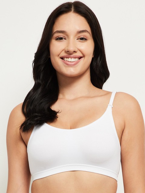 

Max White Solid Non-Wired Non Padded Full Coverage Everyday Bra SP21UBWHITE-WHITE
