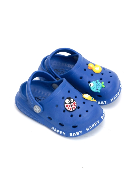 

Lil Lollipop Unisex Kids Blue & Yellow Rubber Clogs