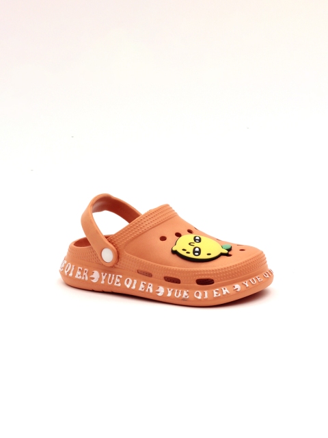 

Lil Lollipop Unisex Kids Orange & Yellow Printed Rubber Clogs