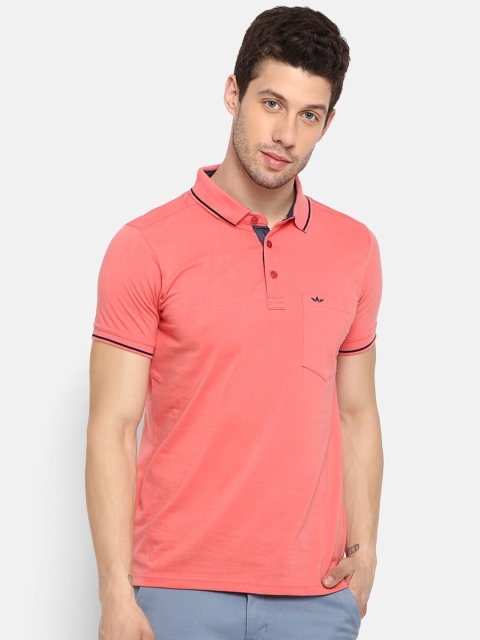 

V2 Value & Variety Men Pink & Black Polo Collar T-shirt