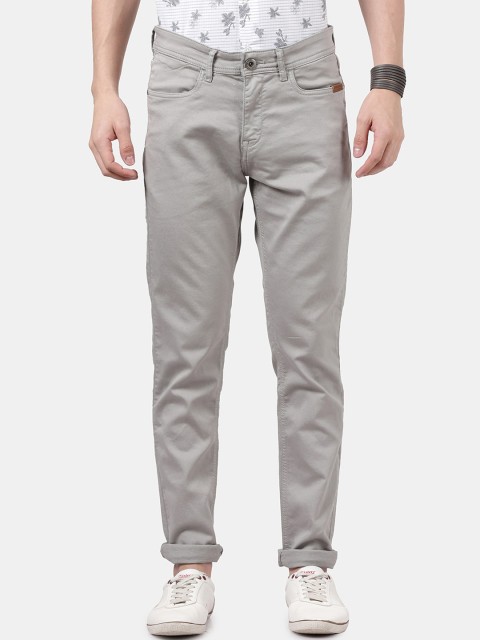 

DERBY JEANS COMMUNITY Men Grey Slim Fit Jeans