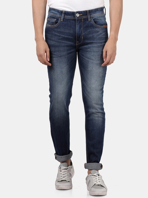 

DERBY JEANS COMMUNITY Men Blue Slim Fit Heavy Fade Jeans