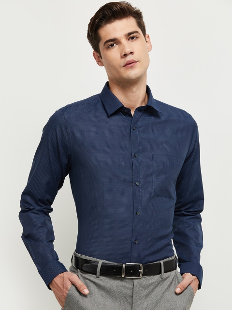 

max Men Teal Formal Shirt